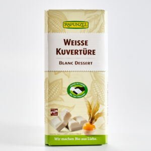 Valge kuvertüür 2,5kg Rapunzel